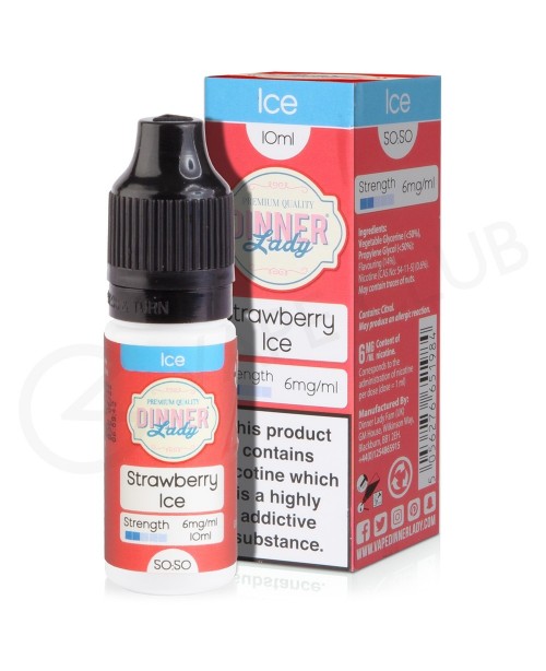 Strawberry Ice E-Liquid by Dinner Lady Ice