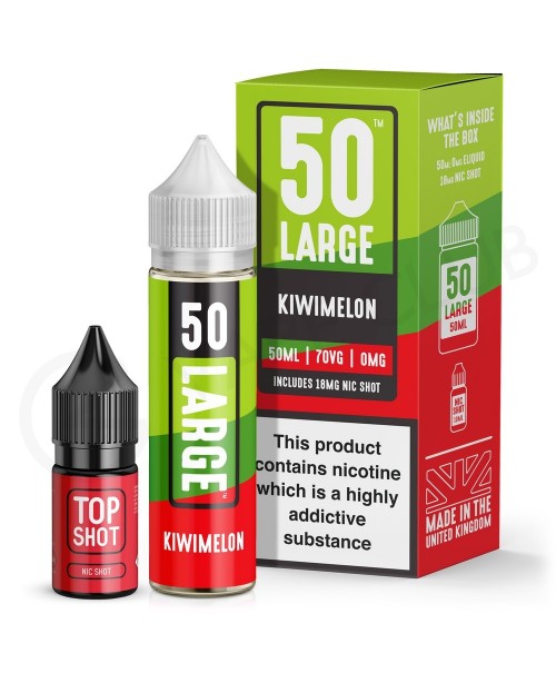 Kiwimelon Shortfill E-Liquid by 50 Large 50ml