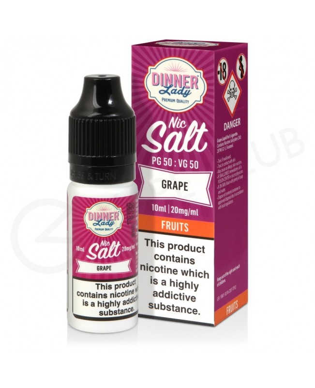 Grape Nic Salt E-Liquid by Dinner Lady