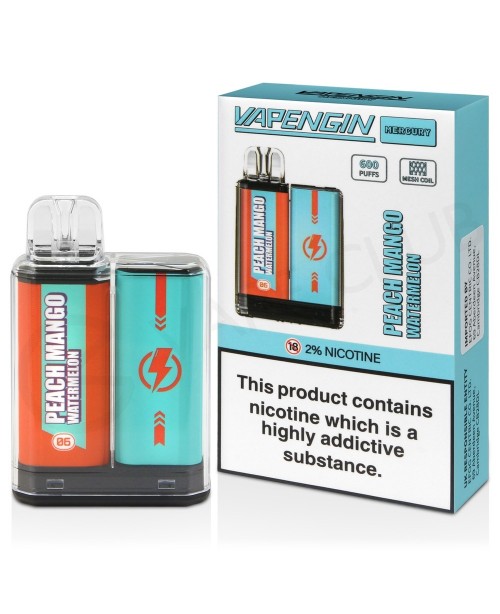 Peach Mango Watermelon Vapengin Mercury Disposable...