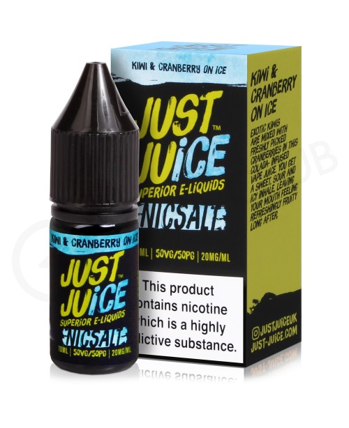 Kiwi Cranberry & Ice Nic Salt E-liquid by Just...