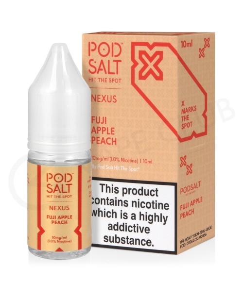 Fuji Apple Peach Nic Salt E-Liquid by Pod Salt Nex...