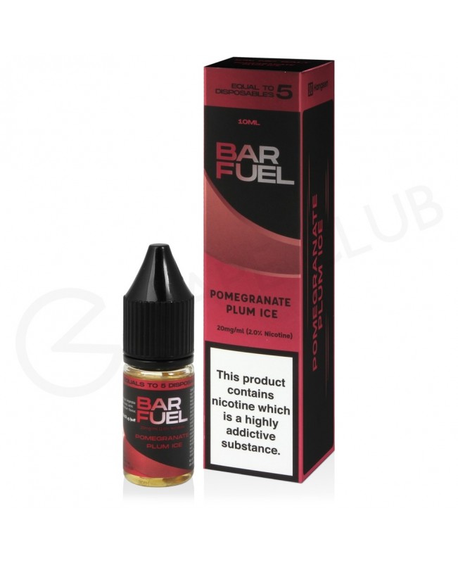 Pomegranate Plum Ice Nic Salt E-Liquid by Bar Fuel