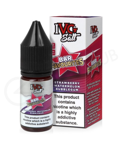 Strawberry Watermelon Bubblegum Nic Salt E-Liquid ...