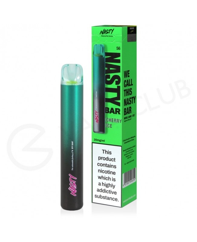 Cherry Ice Nasty Bar DX2 Disposable Vape