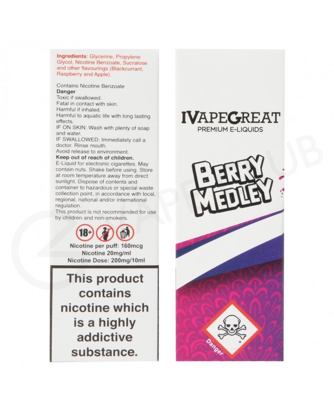 Berry Medley Nic Salt E-Liquid by IVG