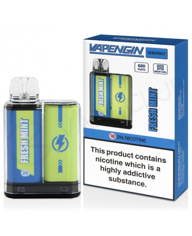 Fresh Mint Vapengin Mercury Disposable Vape