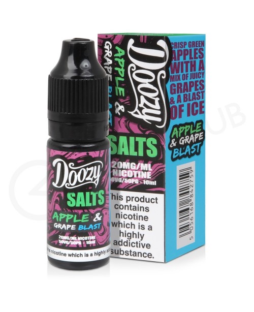 Apple & Grape Blast Nic Salt E-Liquid by Doozy...