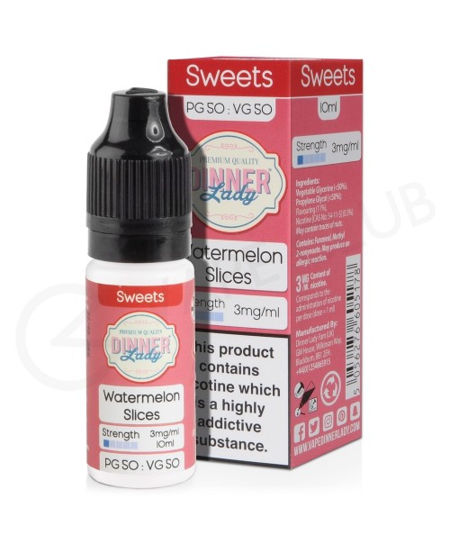 Watermelon Slices E-Liquid by Dinner Lady 50/50