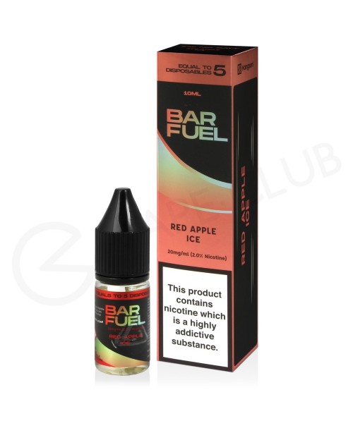 Red Apple Ice Nic Salt E-Liquid by Bar Fuel