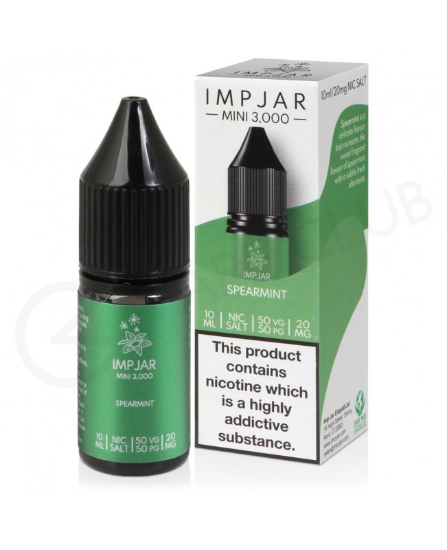 Spearmint Ice Nic Salt E-Liquid by Imp Jar