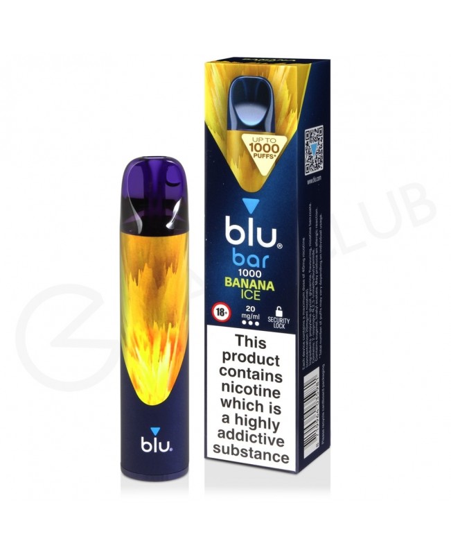 Banana Ice Blu Bar 1000 Disposable Vape