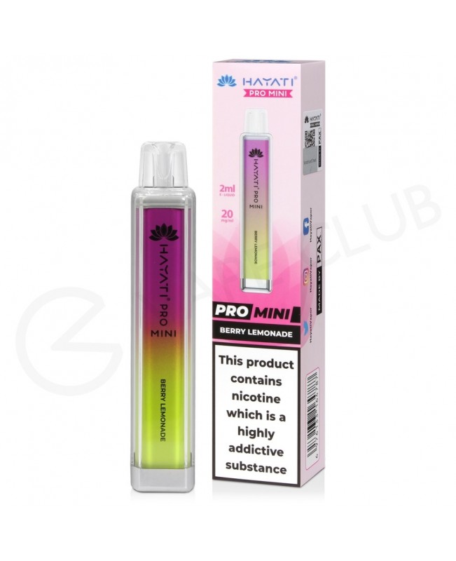 Berry Lemonade Hayati Pro Mini 600 Disposable Vape