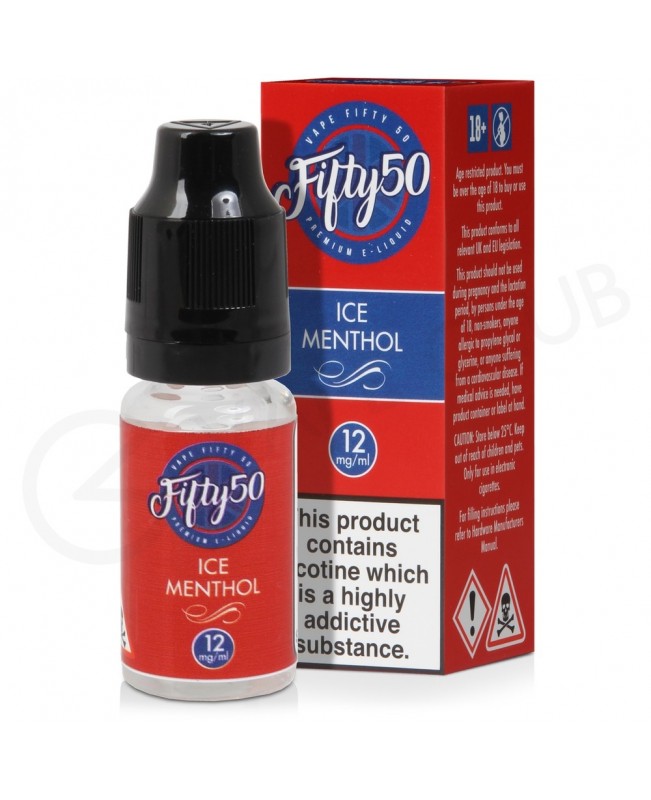 Ice Menthol E-Liquid by Fifty 50