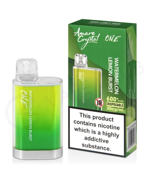 Watermelon Lemon Burst Amare Crystal One Disposabl...