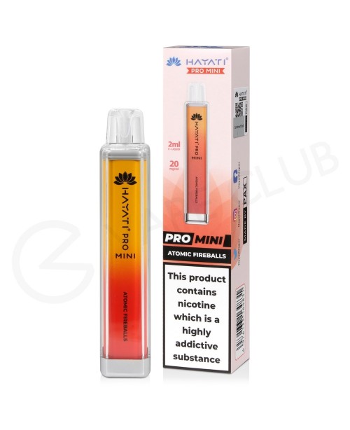 Atomic Fireball Hayati Pro Mini 600 Disposable Vap...