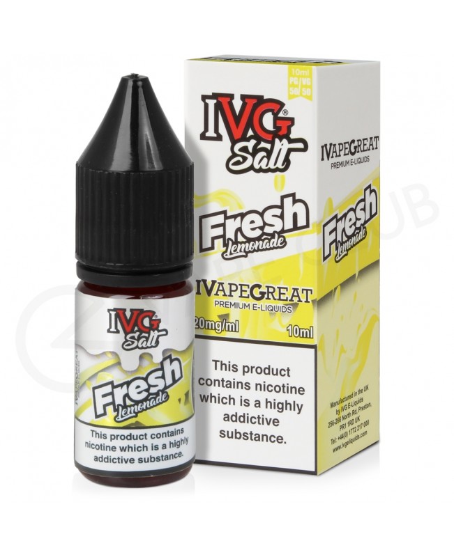 Fresh Lemonade Nic Salt E-Liquid by IVG Mixer