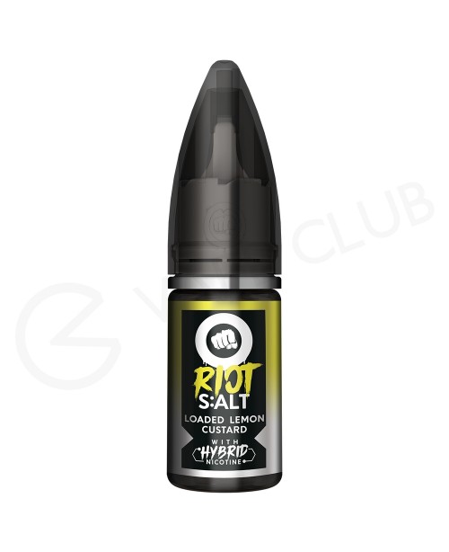 Loaded Lemon Custard Hybrid Salt E-Liquid by Riot ...