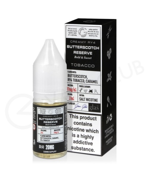 Butterscotch Reserve Nic Salt E-Liquid by Glas Bas...