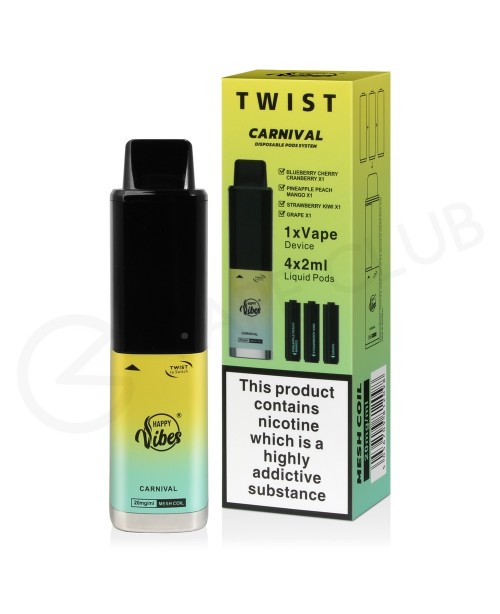 Carnival Happy Vibes Twist 2400 Disposable Vape