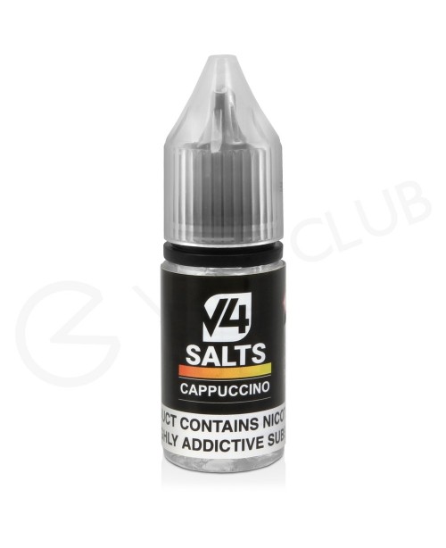 Cappuccino Nic Salt E-Liquid by V4 VAPOUR