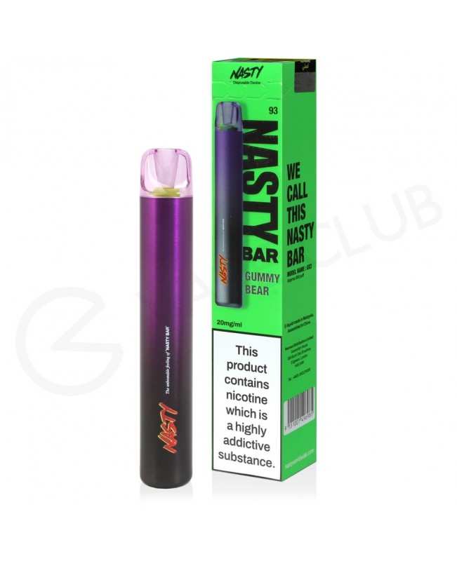 Gummy Bear Nasty Bar DX2 Disposable Vape