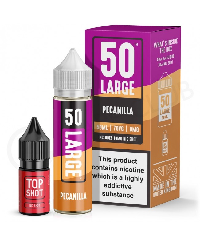 Pecanilla Shortfill E-Liquid by 50 Large 50ml