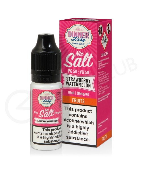 Strawberry Watermelon Nic Salt E-Liquid by Dinner ...