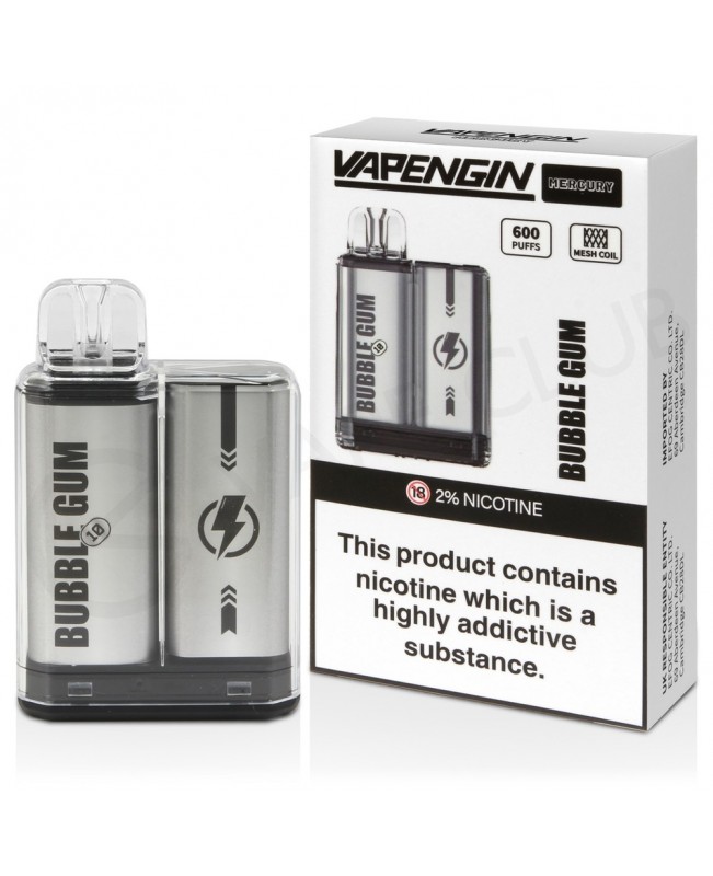 Bubble Gum Vapengin Mercury Disposable Vape