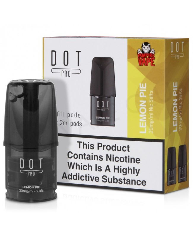 Lemon Pie Dot Pro Prefilled Pod by Vampire Vape