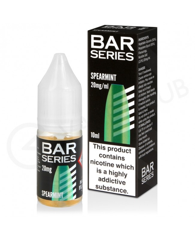 Spearmint Nic Salt E-Liquid by Bar Series