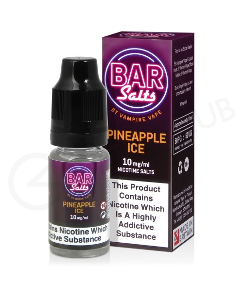 Pineapple Ice Nic Salt E-Liquid by Bar Salts