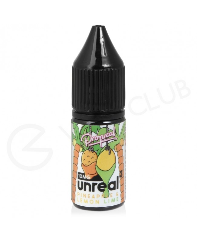 Pineapple, Lemon & Lime Nic Salt E-Liquid by Unreal 3