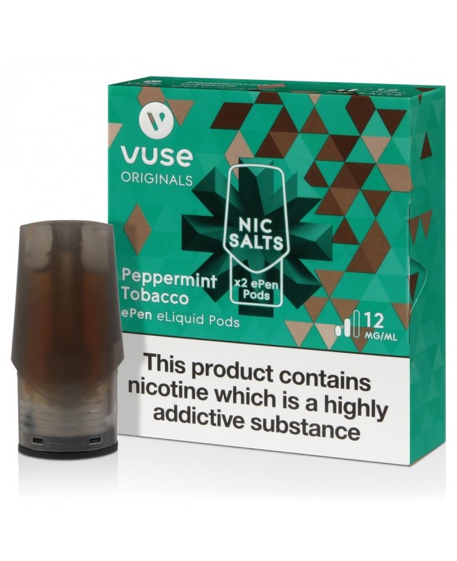 Peppermint Tobacco ePen Nic Salt Prefilled Pod by Vuse