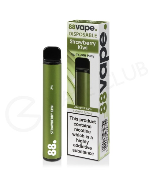 Strawberry Kiwi 88Vape Disposable Device