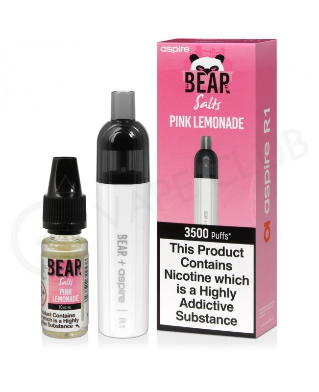 Pink Lemonade Bear Aspire R1 Disposable Vape