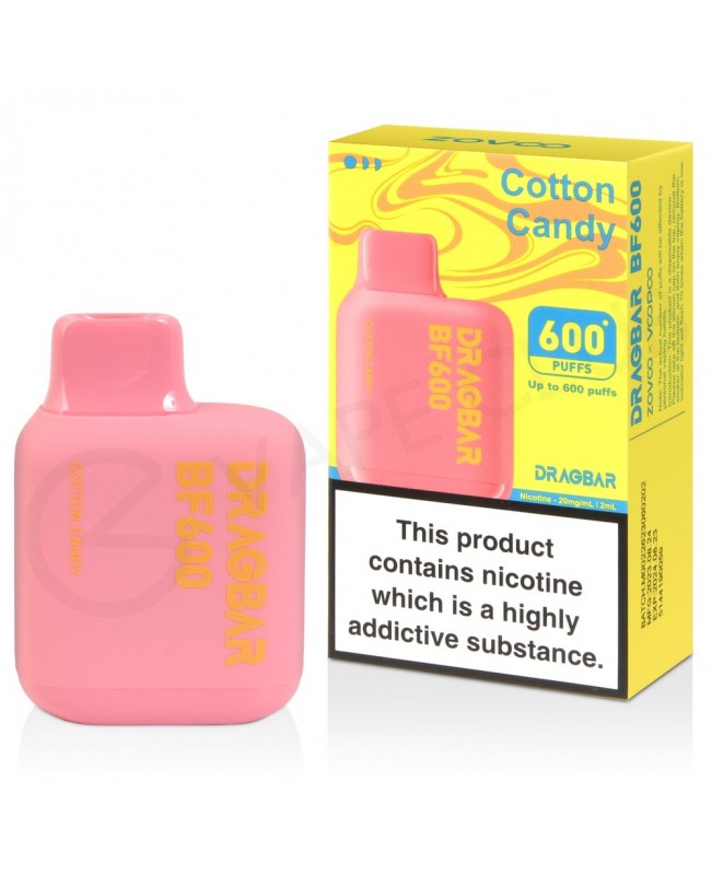 Cotton Candy Drag Bar BF600 Disposable Vape