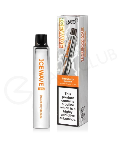 Strawberry Banana Voopoo Icewave T600 Disposable V...