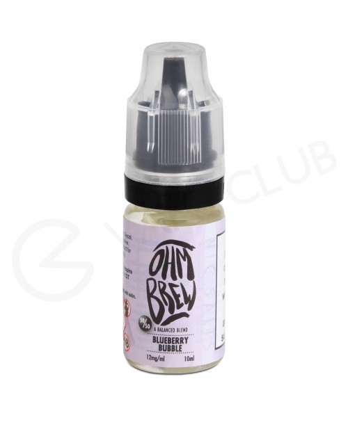 Blueberry Bubble E-liquid by Ohm Brew 50/50 Nic Sa...