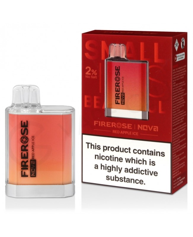 Red Apple Ice Elux Firerose Nova 600 Disposable Vape