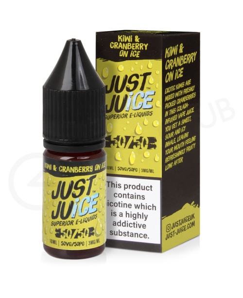 Kiwi & Cranberry On Ice E-Liquid by Just Juice...