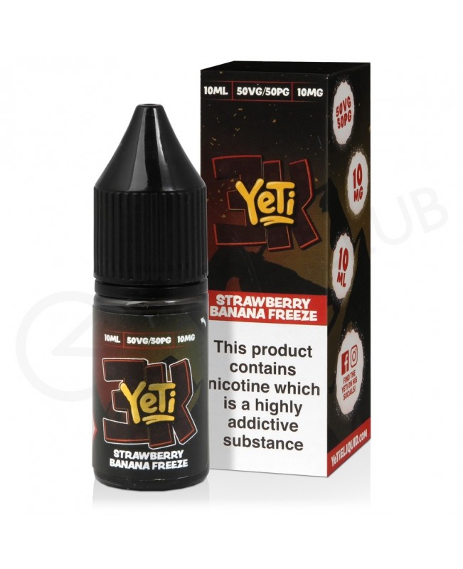 Strawberry Banana Freeze E-Liquid by Yeti 3K Bar Salt