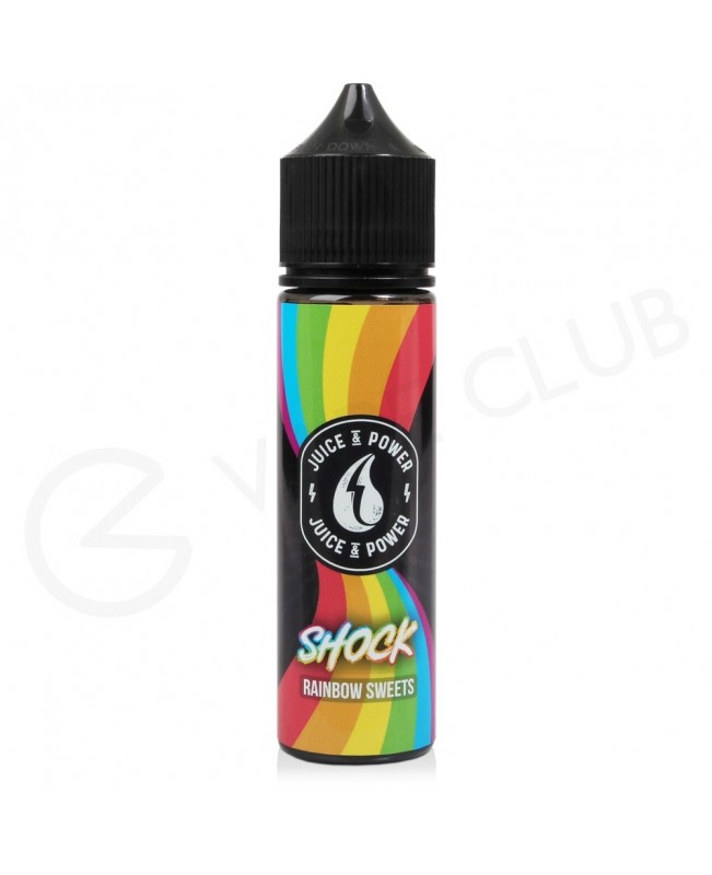 Shock Rainbow Sweets Shortfill E-Liquid by Juice N Power 50ml