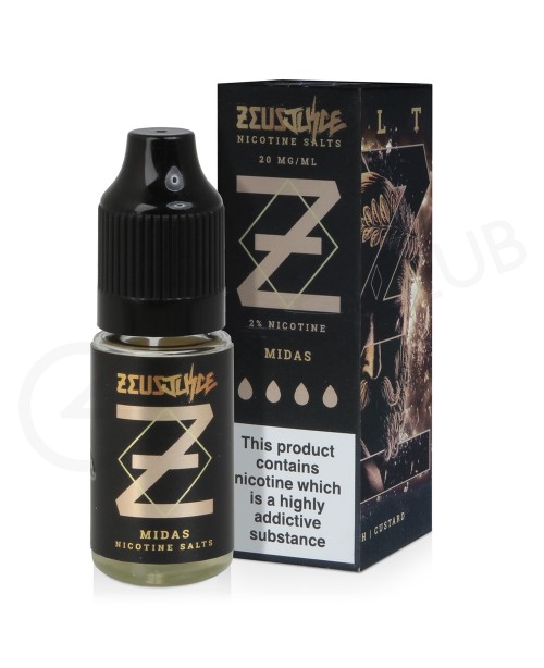 Midas Nic Salt E-Liquid by Zeus Juice