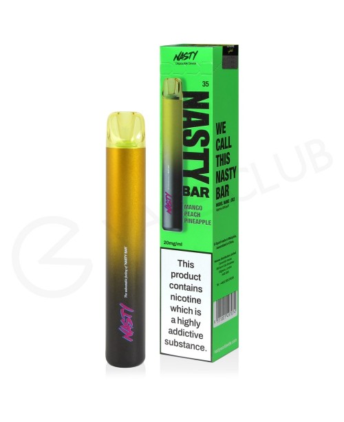 Mango Peach Pineapple Nasty Bar DX2 Disposable Vap...