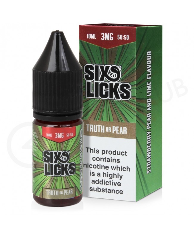 Truth Or Pear E-Liquid by Six Licks 50/50