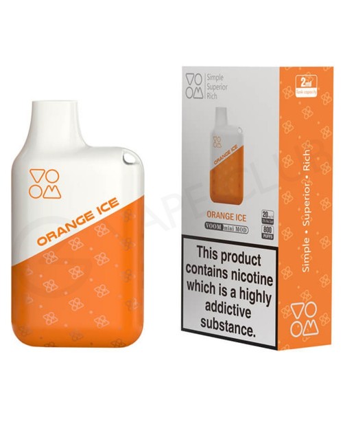 Orange Ice Voom Mini Mod Disposable Vape