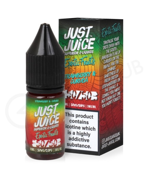 Strawberry & Curuba E-Liquid by Just Juice Exo...