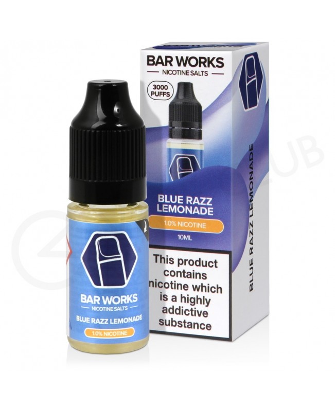 Blue Razz Lemonade Nic Salt E-Liquid by Bar Works