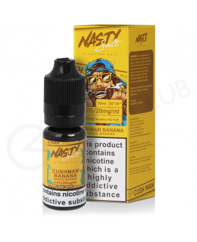 Banana Cushman Nic Salt E-Liquid by Nasty Salts